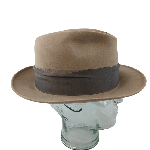 Vintage Fahey Brockman Women’s Felt Fedora Hat Brown Ribbon Classic Style main image 8